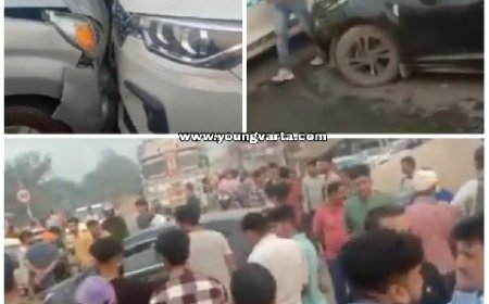 पठानकोट-मंडी नेशनल हाईवे पर 3 गाडिय़ों की जोरदार टक्कर, हादसे में 4 महिलाएं गंभीर रूप से घायल