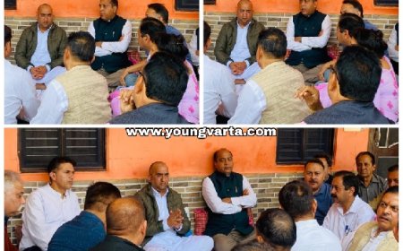 आर्थिक संकट के लिए भाजपा पर दोष मढ़ने के बजाय विकास पर ध्यान दें सीएम : जयराम ठाकुर