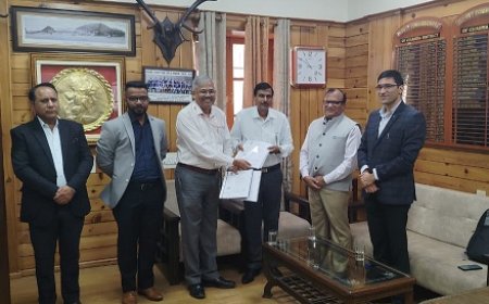 चंबा ज़िला प्रशासन और राष्ट्रीय जल विद्युत निगम के बीच समझौता ज्ञापन हस्ताक्षरित