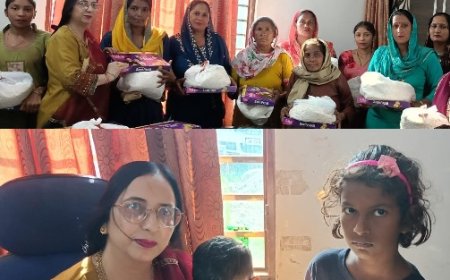 समाज सेविका ज़ीनत खान ने दिवाली के उपलक्ष पर जरूरतमंद लोगों को बांटा सामान