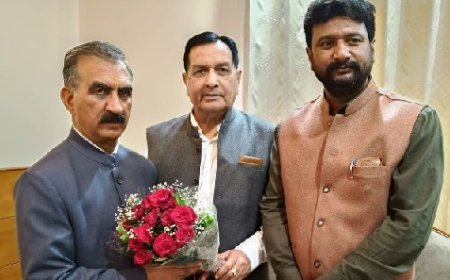 हिमाचल प्रदेश अनुसूचित जाति आयोग के नव नियुक्त अध्यक्ष ने मुख्यमंत्री से की भेंट