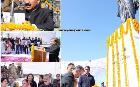 राष्ट्रीय संकल्प दिवस पर इंदिरा गांधी और सरदार वल्लभ भाई पटेल को  किया याद सीएम ने अर्पित की पुष्पांजलि