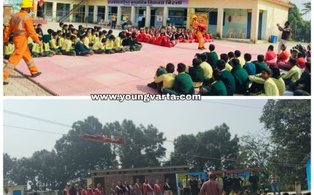 क्षमता निर्माण अभियान के तहत जिला आपदा प्रबंधन प्राधिकरण ने बिरला स्कूल में किया मॉक ड्रिल