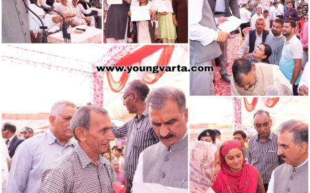 नादौन मेरी कर्मभूमि , 20 साल से कर रहा हूं लोगों की सेवा , जन कल्याण के लिए हर संभव कदम उठा रही सरकार : मुख्यमंत्री