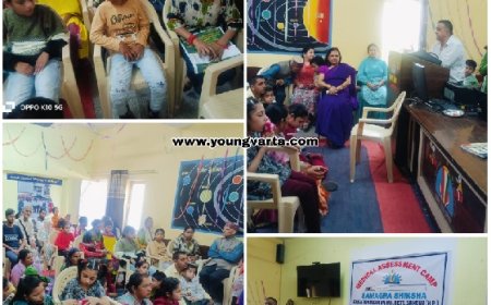 बीआरसी नाहन में सुरला शिक्षा खंड एवं नाहन शिक्षा खंड के विशिष्ट बालकों का एसेसमेंट कैंप आयोजित