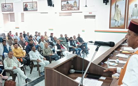 हिमाचल कांग्रेस में मचा हुआ है घमासान , एक ही आदेश पर धराशाई हो गया पूरा संगठन : डा. बिंदल