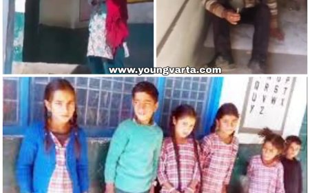 स्कूल में बच्चे करते रहे अध्यापक का इंतजार , बीच रास्ते में ही शराब पीकर टल्ली हो गए गुरूजी , वीडियो वायरल 