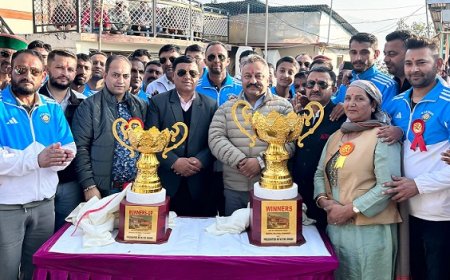 खेल व्यक्तित्व निर्माण और चरित्र निर्माण में सबसे अधिक महत्वपूर्ण : रोहित ठाकुर