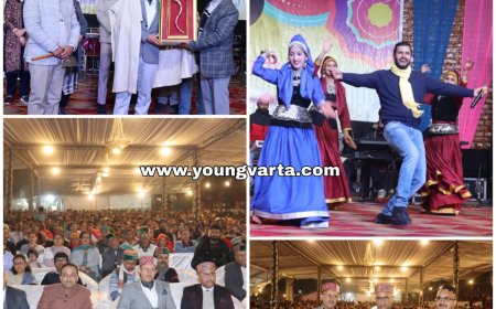 अंतरराष्ट्रीय श्री रेणुका जी मेले विक्की चौहान ने नचाये दर्शक , सुमित खिम्टा ने सांस्कृतिक संध्या का किया शुभारंभ