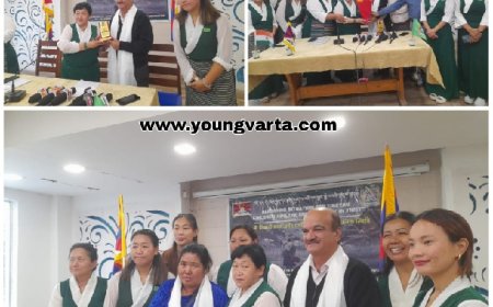 तिब्बेटियन वुमेन्ज एसोसियन ने प्रेस वार्ता मे तिब्बत के लोगों की जताई चिंता  