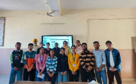 श्री गुरु गोबिंद सिंह  महाविद्यालय पांवटा के फीजो मैथ क्लब द्वारा पावर पॉइंट प्रेजेंटेशन प्रतियोगिता का आयोजन