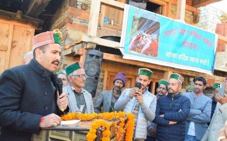 डोडरा क्वार सड़क की मेटलिंग अक्टूबर 2025 तक होगी पूरी : विक्रमादित्य सिंह