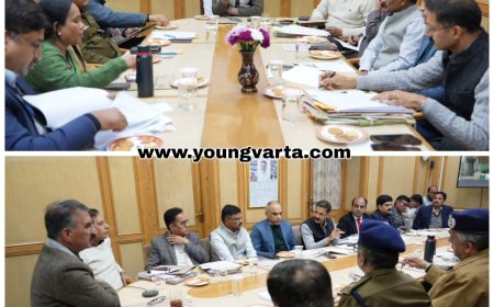 बिलासपुर में होने वाले समारोह के लिए मुख्यमंत्री ने अधिकारियों के साथ की बैठक