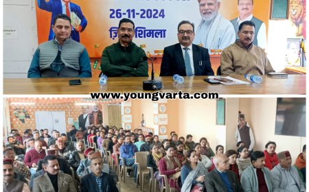 कांग्रेस के लिए हमारा संविधान केवल सत्ता को साधने का एक उपकरण मात्र रहा : सिद्धार्थन