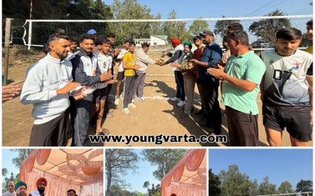 जसविंदर बिलिंग ने बरहाल स्पोर्ट्स क्लब द्वारा आयोजित वॉलीबॉल टूर्नामेंट का किया शुभारंभ....