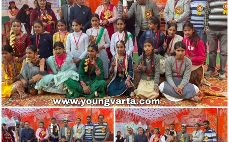 परवाड़ा स्कूल के वार्षिक परितोषितक वितरण समारोह में मेधावियों को मिला सम्मान