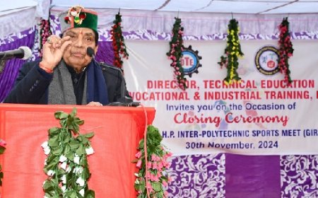 अनुशासन एवं परिश्रम ही सफलता का मुख्य आधार : डॉ. शांडिल