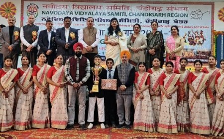 संभागीय प्रतियोगिता में जेएनवी नाहन बना विजेता,युवा वृंदगान का लहराया परचम