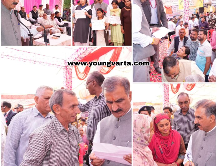 नादौन मेरी कर्मभूमि , 20 साल से कर रहा हूं लोगों की सेवा , जन कल्याण के लिए हर संभव कदम उठा रही सरकार : मुख्यमंत्री