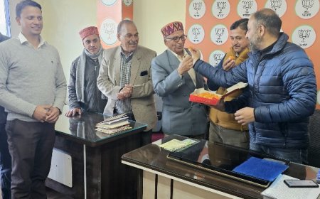 भाजपा के राष्ट्रीय अध्यक्ष जगत प्रकाश नड्डा का 64वा जन्मदिन शिमला में धूमधाम से आयोजित