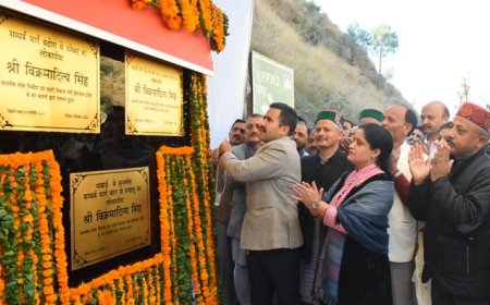 लोक निर्माण मंत्री ने बठोरा से 8 करोड़ की लागत से निर्मित तीन सड़कों का किया शुभारंभ