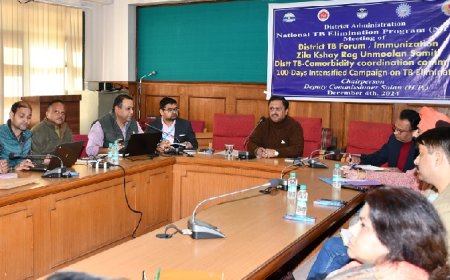 ज़िला को क्षय रोग मुक्त बनाने के लिए सभी की भागीदारी आवश्यक : मनमोहन शर्मा