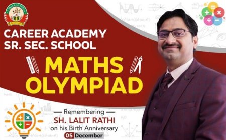 स्वर्गीय ललित राठी के जन्मदिवस पर करियर अकादमी में “गणित ओलंपियाड 2024” का आयोजन