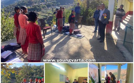 उपायुक्त ने माध्यमिक पाठशाला कुफर का किया औचक निरीक्षण , शिक्षकों में हड़कंप 