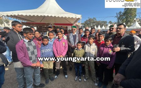 विधायक अजय सोलंकी का मानवीय पहला आई सामने , आदर्श बाल निकेतन के निराश्रित बच्चों का जाना हालचाल