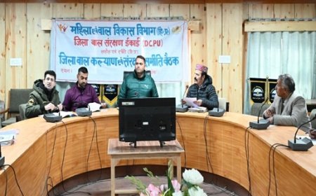 केलांग के कुुकुमसेरी में बनाया जाएगा “चाइल्ड केयर इंस्टीट्यूट” :  उपायुक्त 