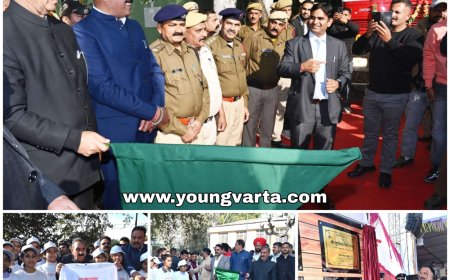 मुख्यमंत्री ने नशा मुक्त इंदौरा जागरूकता रैली को हरी झंडी दिखाकर किया रवाना