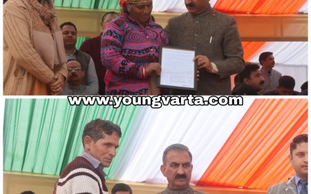 बरसात में बिखरी जिंदगी को मिला संबल , बुद्धि देवी और लाल सिंह को आशियाना बनाने को सरकार ने स्वीकृत की तीन-तीन बिस्वा जमीन