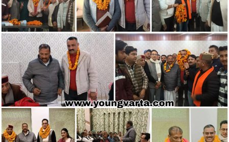 पांवटा साहिब मंडल से हितेंद्र कुमार धवन को और आजभोज मंडल से दूसरी बार रमेश तोमर चुने भाजपा मंडल अध्यक्ष 