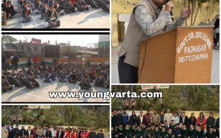 अपना विद्यालय योजना के तहत ज़िला लोक संपर्क अधिकारी ने छात्रों के साथ साझा  किए अनुभव