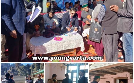 सराज विधानसभा क्षेत्र में राजस्व कार्यालयों व राजकीय संस्थानों का उपायुक्त ने किया औचक निरीक्षण