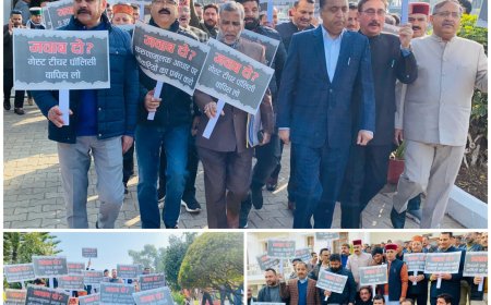 विधानसभा में गूंजा बेरोजगारी का मुद्दा , विपक्ष ने सदन के बाहर किया धरना प्रदर्शन