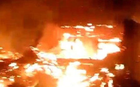 मतियाना की कलिंड पंचायत के टीर मनलोग गांव में आगजनी की भेंट चढ़े मकान, घटना में 5 परिवार बेघर 