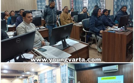 नाहन में डाइट में डाटा एंट्री ऑपरेटरों की दी जा रही एमएस वर्ड , एक्सेल और जीमेल स्विफ्ट की ट्रेनिंग