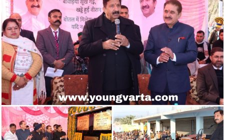 सिंचाई एवं पेयजल सुविधाओं को सुदृढ़ करना प्रदेश सरकार की प्राथमिकता : मुकेश अग्निहोत्री