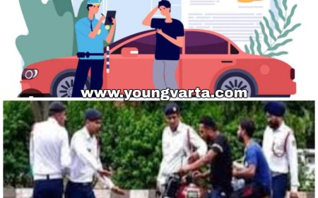 यातायात नियमों की अवहेलना करने वाले दोपहिया वाहन चालकों पर कसा शिंकजा , पुलिस ने चालू वर्ष में किये 29509 चालान