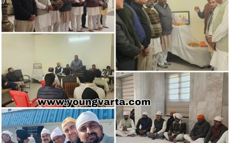 वीर बाल दिवस पर पूर्व मंत्री सुखराम चौधरी ने गुरुद्वारे में नवाया शीश , साहिबजादों की शहादत पर अर्पित किए श्रद्धा सुमन