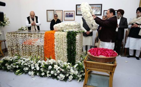 एक दूरदर्शी राजनेता और भारतीय राजनीति के दिग्गज थे पूर्व प्रधानमंत्री मनमोहन सिंह , उनका निधन राष्ट्र के लिए बड़ी क्षति : नड्डा 