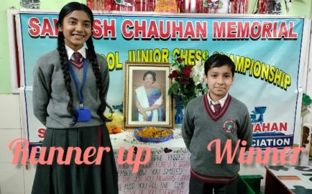 मनन शर्मा बनी संतोष चौहान मेमोरियल शतरंज चैंपियनशिप की विजेता 