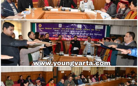 केंद्र सरकार की योजनाओं का निरीक्षण के साथ निर्माण कार्यों में गुणवत्ता सुनिश्चित करें अधिकारी : सुरेश कश्यप 