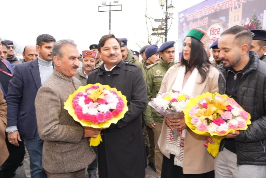 मुख्यमंत्री ने विंटर कार्निवाल शिमला का किया शुभारम्भ