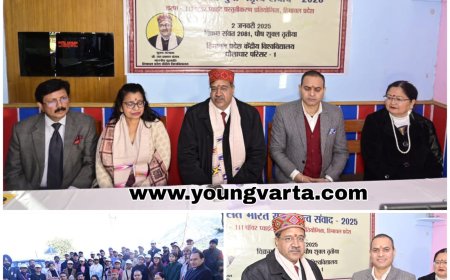 विकसित भारत यंग लीडर्स डायलॉग 2025 के लिए हिमाचल प्रदेश केंद्रीय विश्वविद्यालय को बनाया राज्य की नोडल एजेंसी