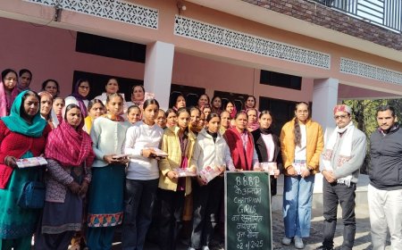 नादौन की 6 पंचायतों की मेधावी छात्राओं को "बेटी बचाओ बेटी पढ़ाओ योजना’ के अंतर्गत किया पुरस्कृत  