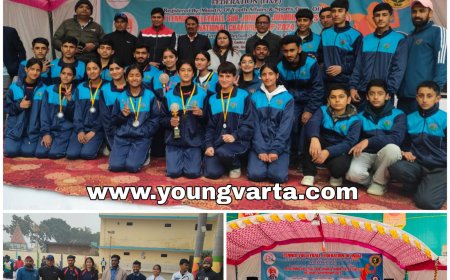 टेनिस वॉलीबॉल प्रतियोगिता के मिक्स डबल्स जूनियर वर्ग में हिमाचल को गोल्ड , सब जूनियर में तीसरे स्थान पर रही टीम