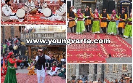 विंटर कार्निवाल शिमला में तीन दिनों तक करनाल ओर रणसिंगे की मधुर ध्वनि से रोमांचित हुए पर्यटक 