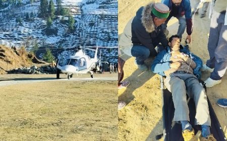 मुख्यमंत्री ने एक बार फिर मानवता की मिसाल की पेश,दुर्गम क्षेत्र क्वार से एयरलिफ्ट कर शिमला पहुंचाया मरीज